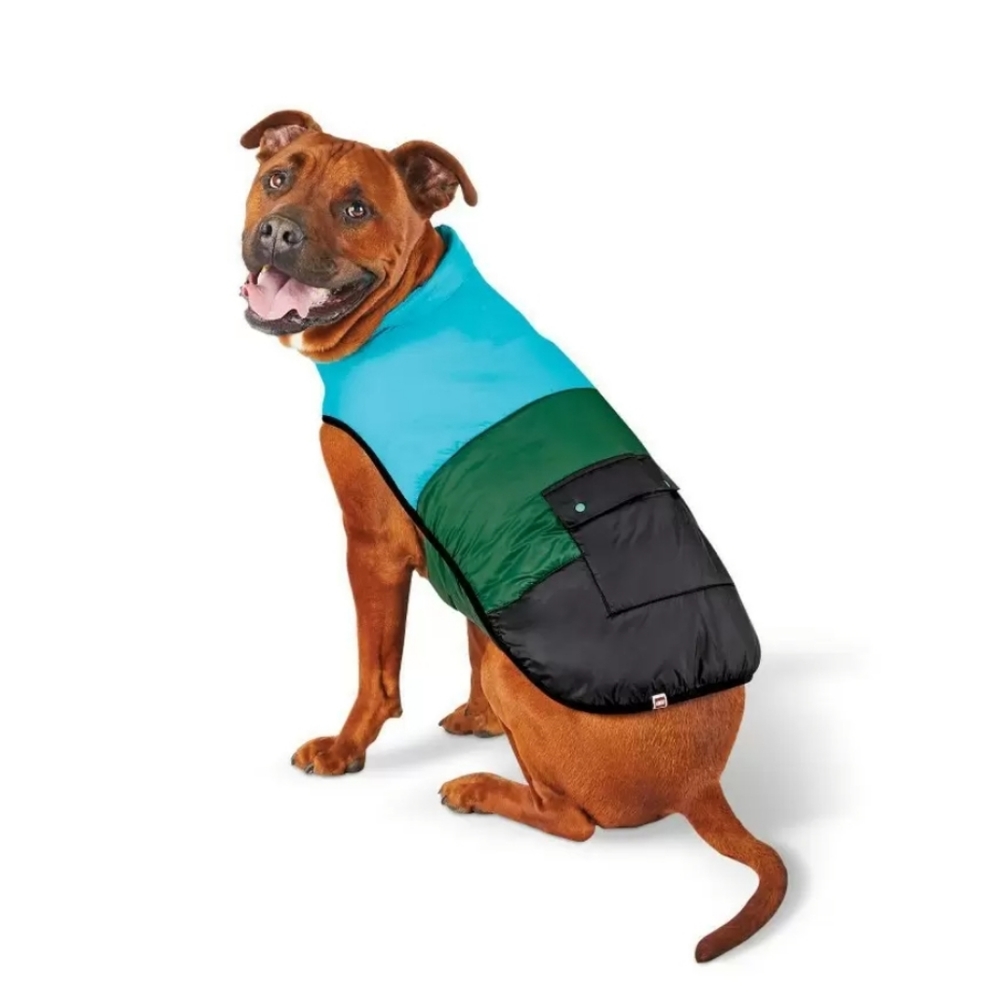New! Target Lego Dog Puffer Rain Jacket XS or Large